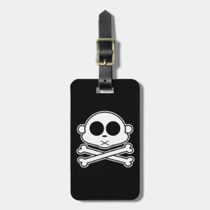 Monkey Cross Bone  Luggage Tag