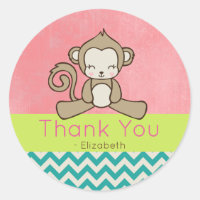 Monkey Cute Kawaii Happy Thank You