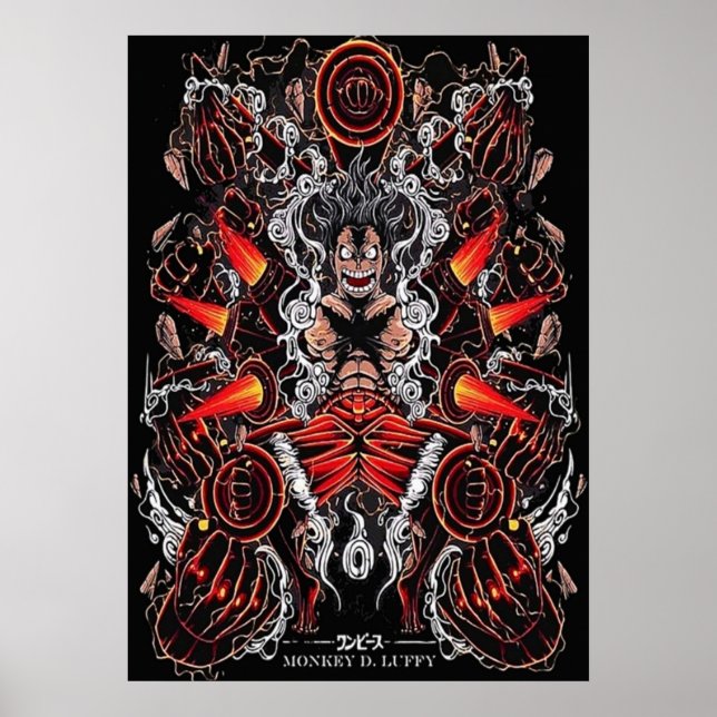 Monkey d Luffy Poster (Front)