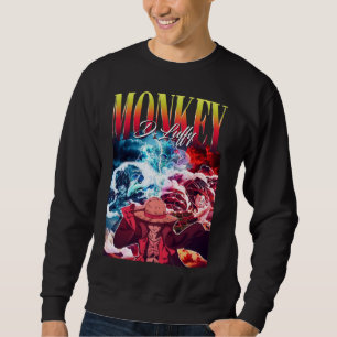 Monkey D. Luffy Sweatshirt, Bootleg Sweatshirt