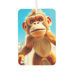 Monkey Design Car Air Freshener