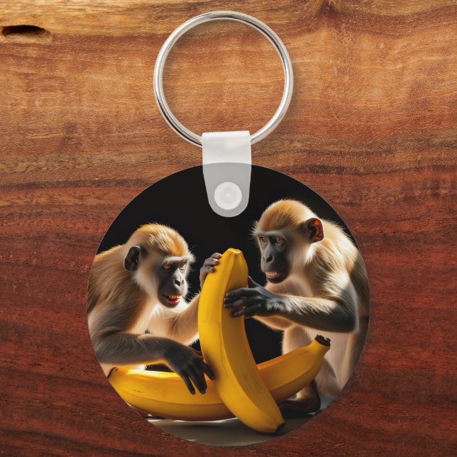 Monkey Design Key Ring (Front)