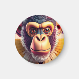 Monkey Design Magnet