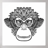 Monkey Doodle Face 2