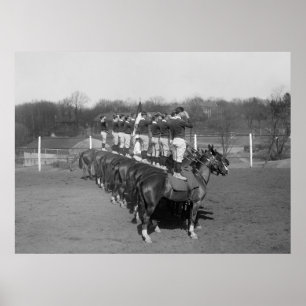 Monkey Drill, 1920s Poster