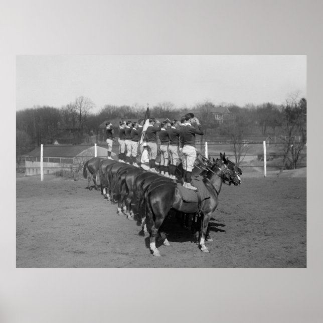 Monkey Drill, 1920s Poster (Front)