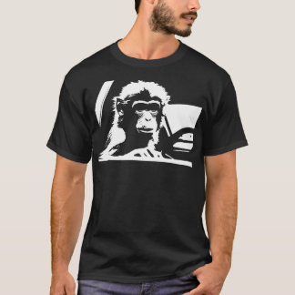 monkey driving a taxi T-Shirt