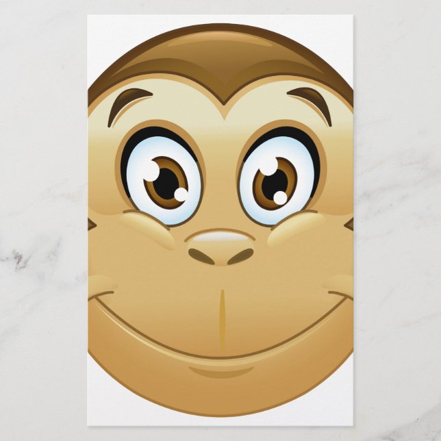 monkey emoji stationery (Front)