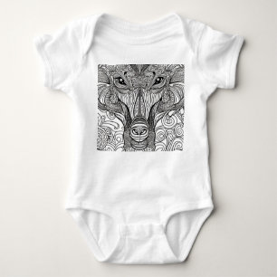 Monkey Face Baby Bodysuit