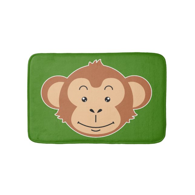 Monkey Face Bath Mat (Front)