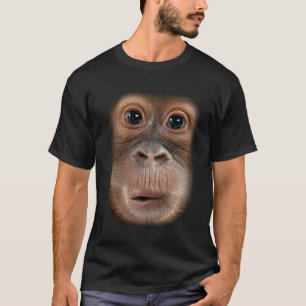 Monkey Face Chimpanzee Ape Zoo Animal T-Shirt