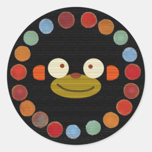 Monkey Face! Classic Round Sticker