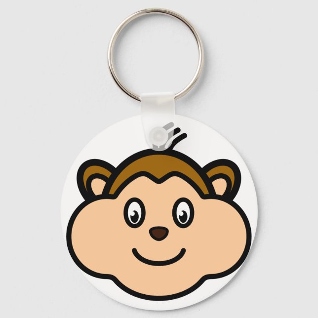 Monkey Face Key Chain (Front)