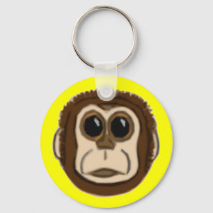 Monkey Face Keychain