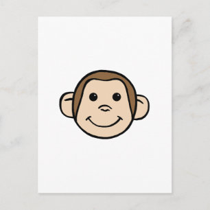 Monkey Face Postcard