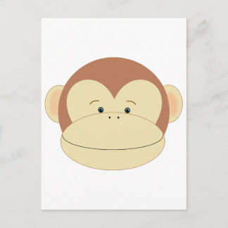 Monkey Face Postcard