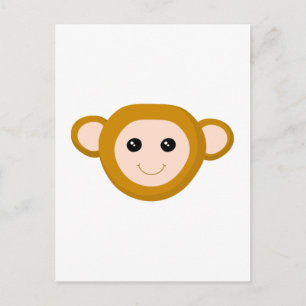 Monkey Face Postcard