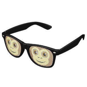Monkey Face Retro Sunglasses