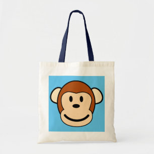 Monkey Face Shopping Tote Bag