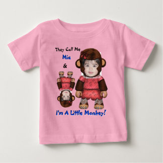 Monkey Face (Toddler Shirt for Girls)