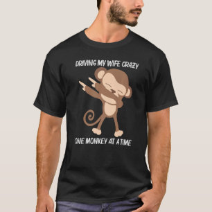 Monkey For Men Dad Ape Zoo Wild Animal T-Shirt