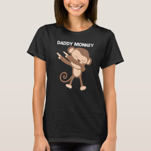 Monkey For Men Dad Ape Zoo Wild Animal T-Shirt