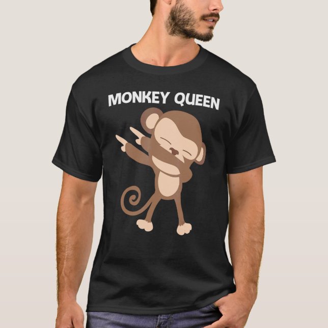 Monkey For Women Mum Ape Zoo Wild Animal T-Shirt (Front)