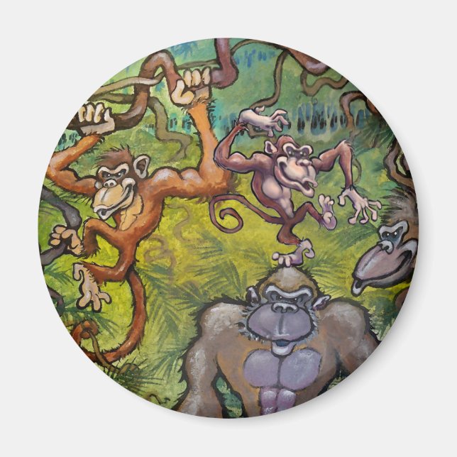 Monkey Fun Magnet (Front)
