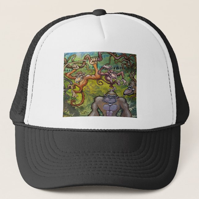 Monkey Fun Trucker Hat (Front)