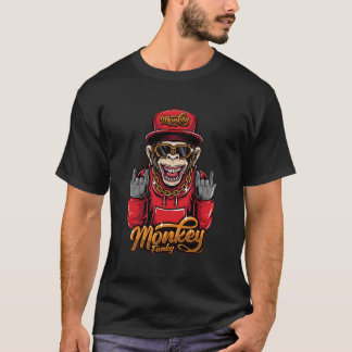 Monkey Funky Graphic T-Shirt