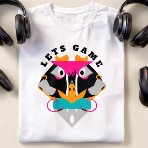 Monkey Gaming Pink T-Shirt