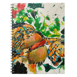 Monkey - Gentleman Spiral Notebook