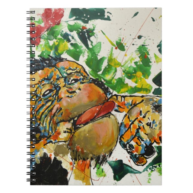 Monkey - Gentleman Spiral Notebook (Front)