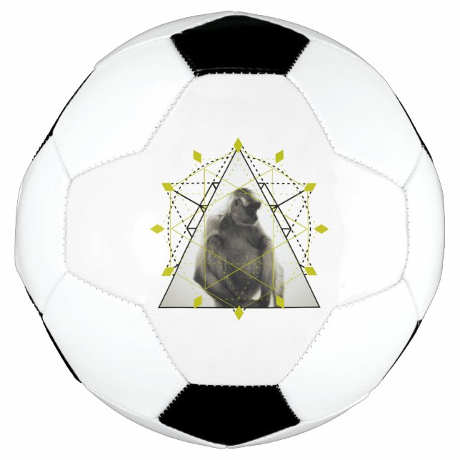 Monkey Geometry Soccer Ball (Front)