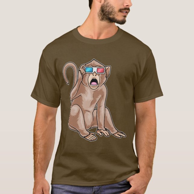 Monkey Glasses T-Shirt (Front)