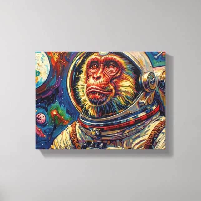 Monkey Gone to Heaven-6 Canvas Print (Front)