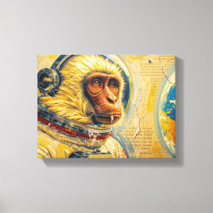 Monkey Gone to Heaven-8 Canvas Print