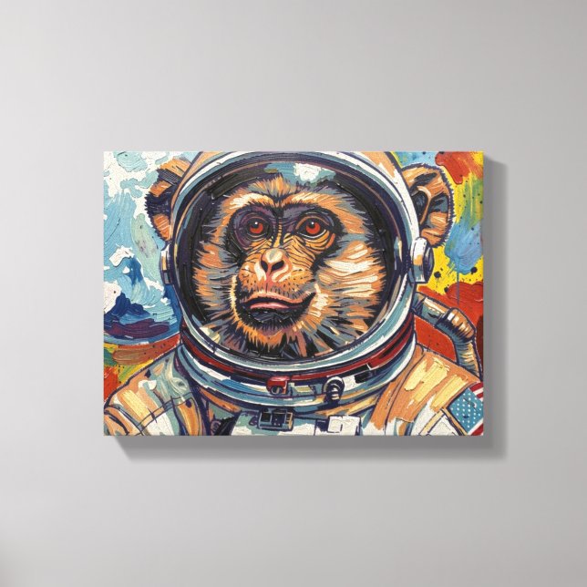 Monkey Gone to Heaven-9 Canvas Print (Front)