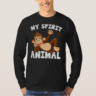Monkey  Gorilla My Spirit Animal Wild Forest Anima T-Shirt
