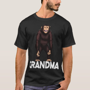 Monkey Grandma horseshoe friends  T-Shirt
