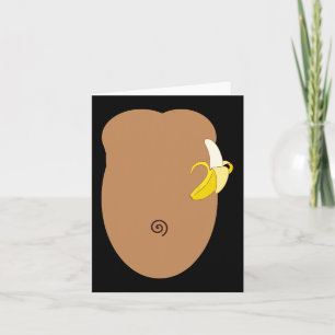 Monkey Halloween Costume Card