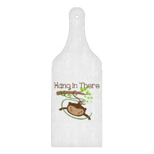 Monkey Hang in There Cutting Board