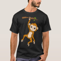 Monkey Hanging On Branch Ape Kids Cute Monkey Pull