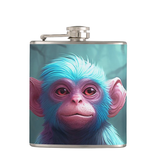 Monkey Hip Flask (Front)