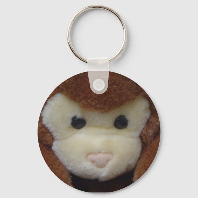Monkey Humour magnet Key Ring (Front)