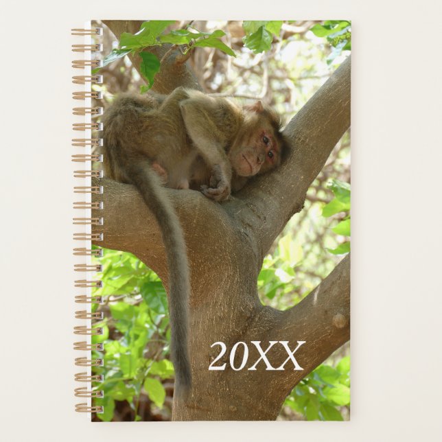 Monkey - I am sooo tired Planner (Front)
