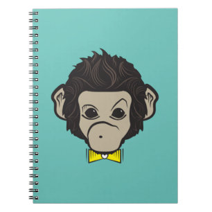 monkey identica spiral notebook