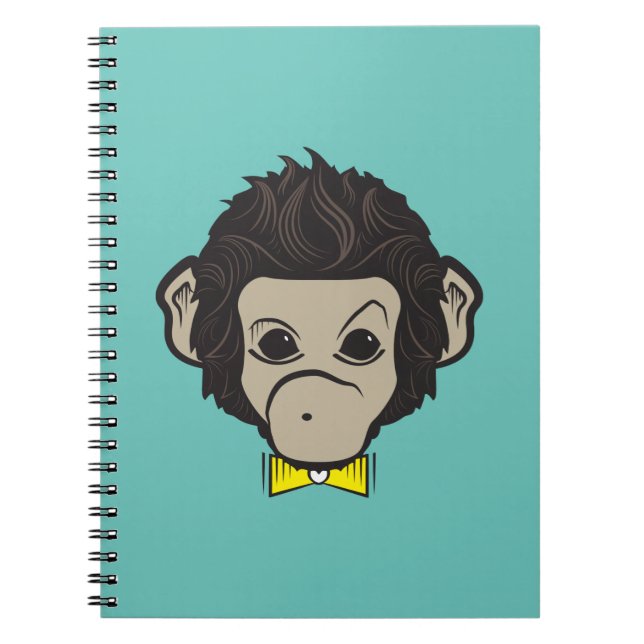 monkey identica spiral notebook (Front)