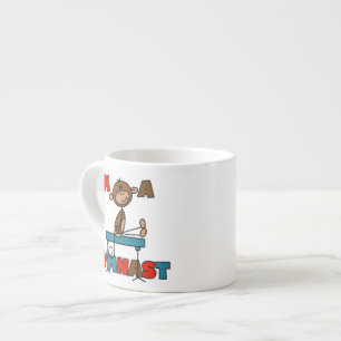 Monkey I'm a Gymnast Espresso Cup