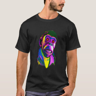 Monkey in colours 2 T-Shirt